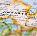 une carte de l'Ontario